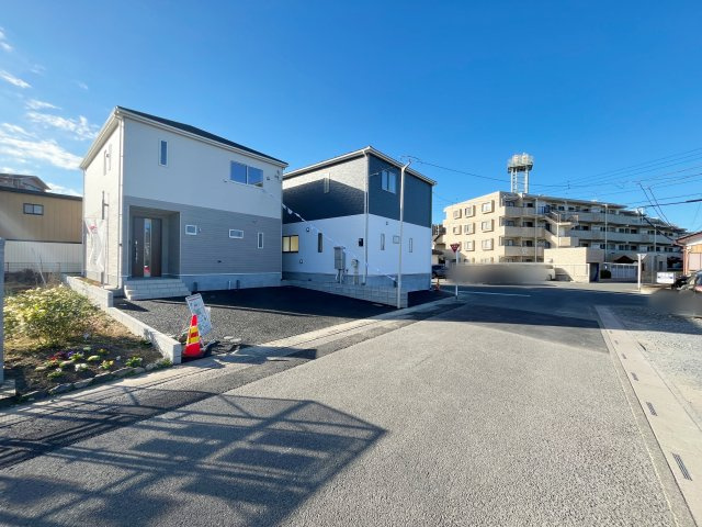 【前面道路含む現地写真】 | 熊谷市久下第14  クレイドルガーデン　新築戸建　全2棟　2号棟