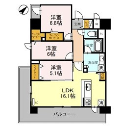 カーサ マリーナ モンテカルロの間取り