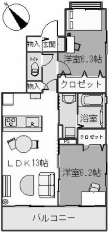 プレリュード【キャッシュバック対象物件】の間取り