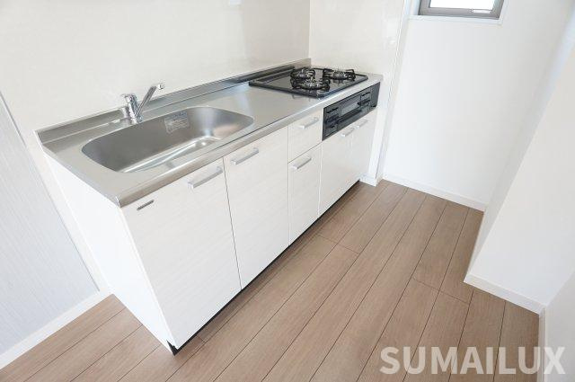 熊本市東区長嶺南６丁目の賃貸マンションのキッチン