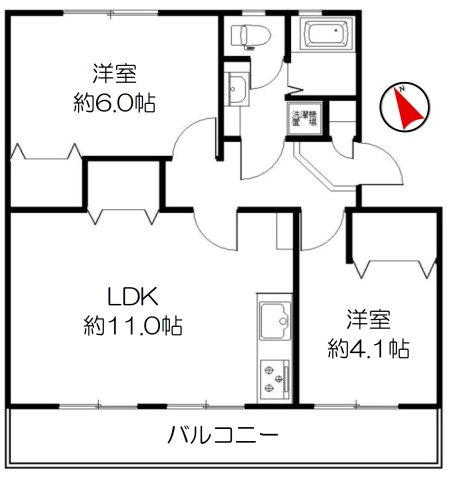 【南西向き×通風良好】港南台めじろ団地41号棟の画像