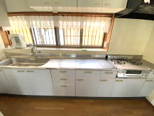 いすみ市新田野　中古戸建のキッチン|和風2階建5LDK9.2万円賃貸中　平成16年7月築2LDK平家6万円賃貸中 敷地約339坪 
