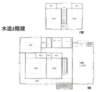 【間取り】 | いすみ市新田野　中古戸建 | 図面と現況に相違がある場合、現況を優先致します。