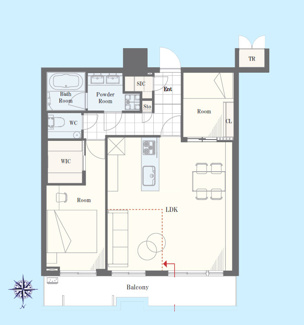 【間取り】 | パークタワーグランスカイ