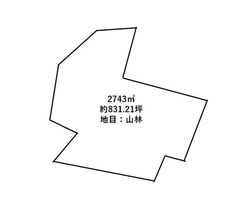 売地　東金市家之子　の区画図