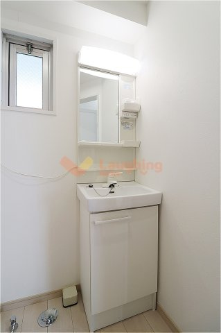 パラッツォ櫛原の洗面所|広い洗面スペース