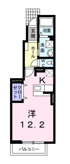 エトワル　ベルメゾンの間取り