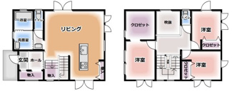 【間取り】 | 滝沢市鵜飼外久保