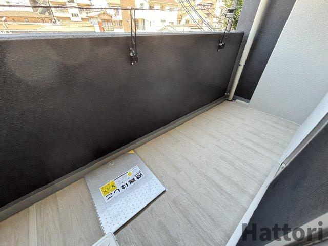 エスリードレジデンス梅田クラスシティのバルコニー