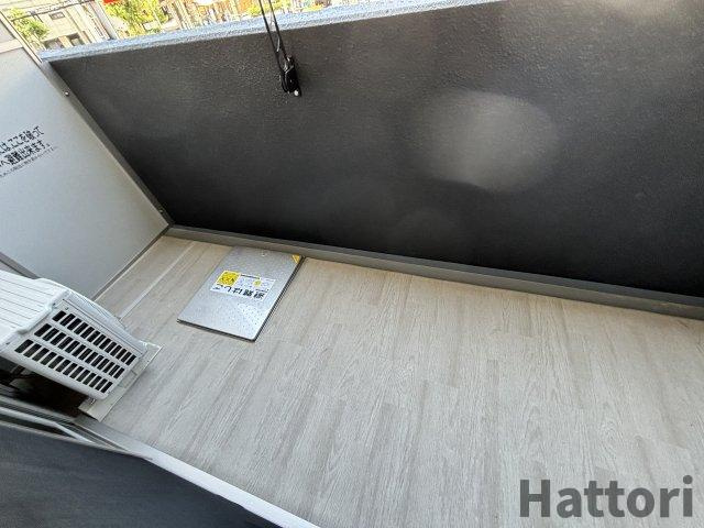 エスリードレジデンス梅田クラスシティのバルコニー