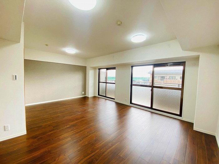 【仲介手数料無料／北区】宝マンション中切町の居間・リビング