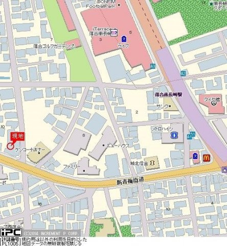 マイステージアムヒューゲル西落合の地図