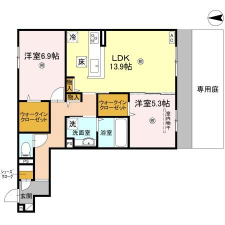 カサ・リチェルの間取り