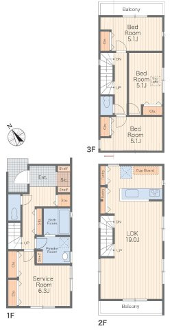 栄区飯島町　新築戸建ての間取り
