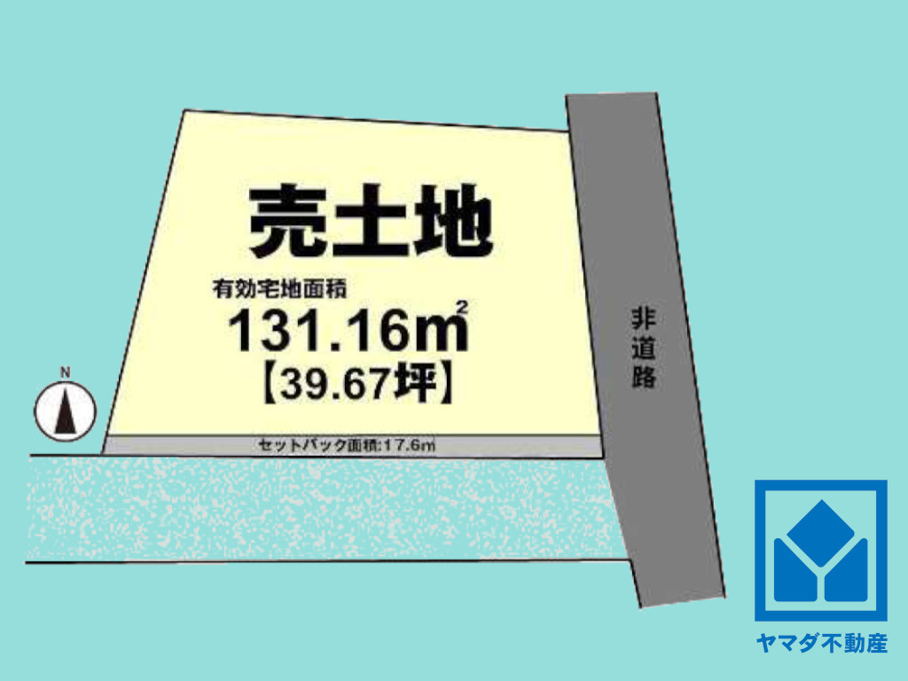 伏見区久我石原町の土地図