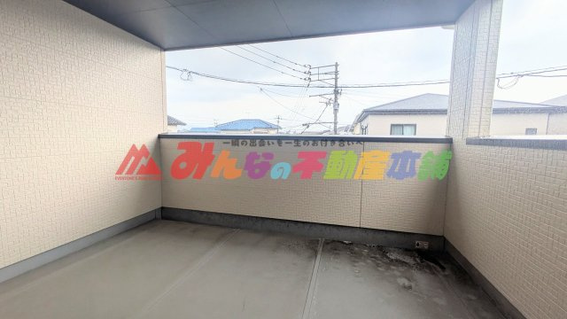 小郡市寺福童の中古一戸建のバルコニー
