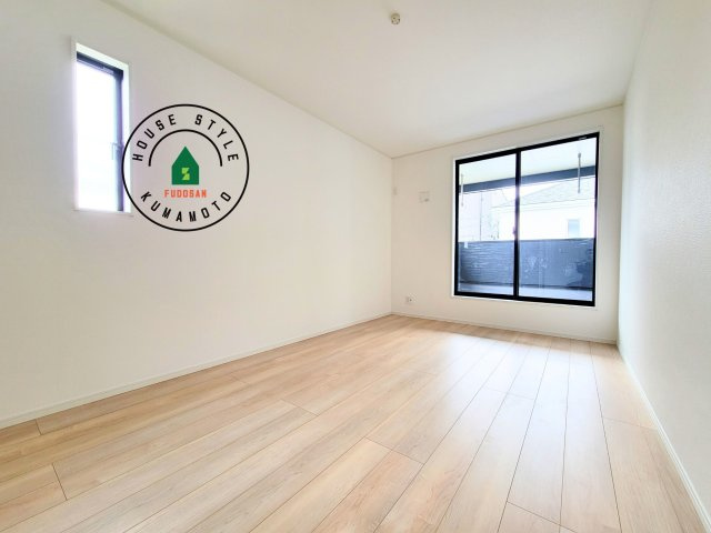 熊本市北区高平3丁目第2-3棟（3号棟）の寝室|主寝室です。