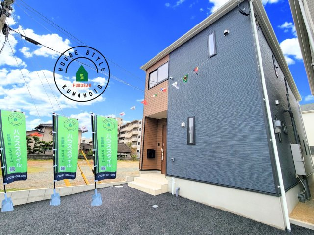 熊本市北区高平3丁目第2-3棟（3号棟）の外観|デザイン性のある外観です。