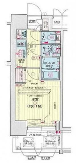 【間取り】 | プレサンス南堀江ザ・センス