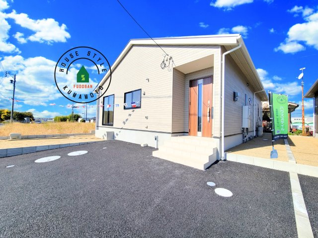 宇城市松橋町南豊崎第2-2棟（1号棟）の外観|デザイン性のある外観です。