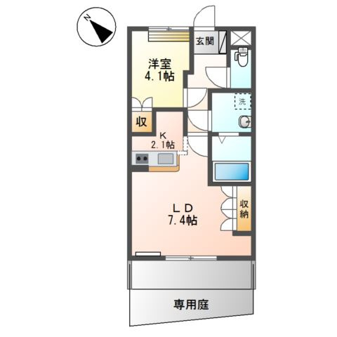 シャーロット・Ⅱの間取り