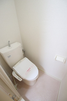 嬉しい温水洗浄便座付き