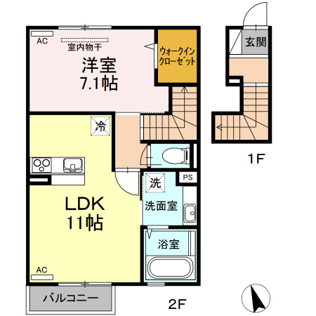 アースガーデンSOJAⅡの間取り