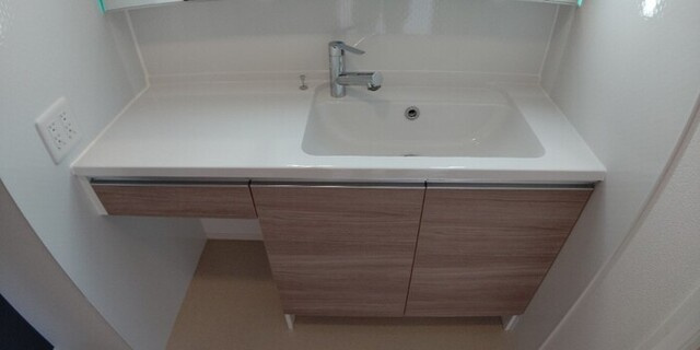 アースガーデンSOJAⅡの洗面所|洗髪洗面化粧台