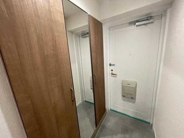 エクセル宮前平の玄関|玄関回りも綺麗にまとまっています