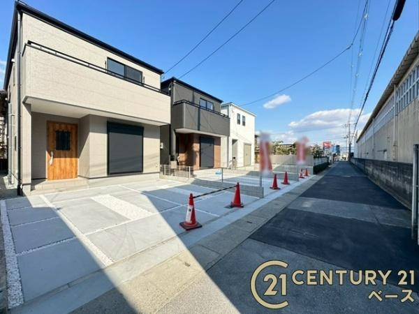 リーブルガーデン北郡山町 ２号棟 ／新築一戸建の前面道路含む現地写真|■現地撮影写真■小学校まで徒歩圏内とお子様の通学も安心！