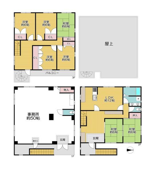 【間取り】 | 守口市大久保町1丁目　中古戸建