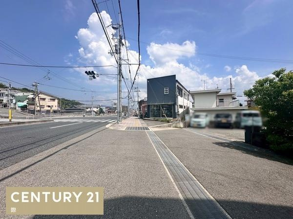 和歌山市大谷　土地の前面道路含む現地写真