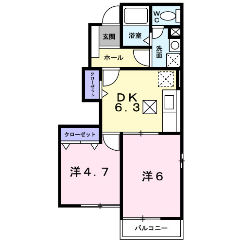 【間取り】 | ヴィラパークサイド