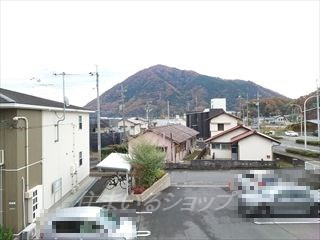 広島市安佐北区亀山３丁目のアパートの展望|募集のお部屋（203号室）からの眺望です！