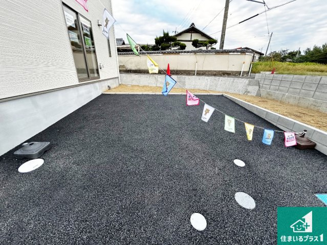 紀の川市打田　第6期　新築一戸建ての駐車場|駐車スペース！散水栓があるので、こまめに愛車を洗えます！
