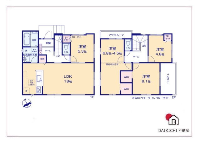 【間取り】 | 熊谷市別府7期　ZutPLUS　新築戸建　全1棟　1号棟