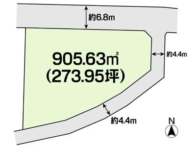 【区画図】 | 事業用地　玉島乙島　全1区画　 | 土地区画図になります。