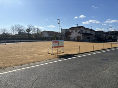 【外観】 | 事業用地　玉島乙島　全1区画　 | 土地外観になります。北側から撮影