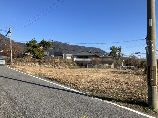 大津市南小松1109-1他　駅前売土地の前面道路含む現地写真