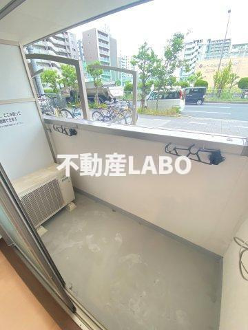 Co.labo天王寺のバルコニー