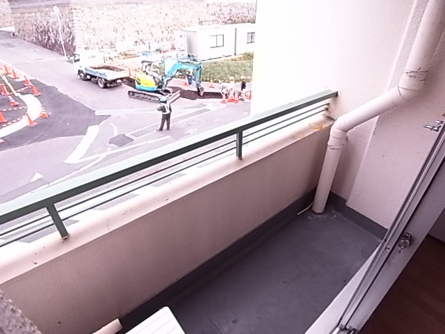 垂水八木ハイツのバルコニー