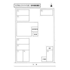 エクセレントハイツ・Sの区画図