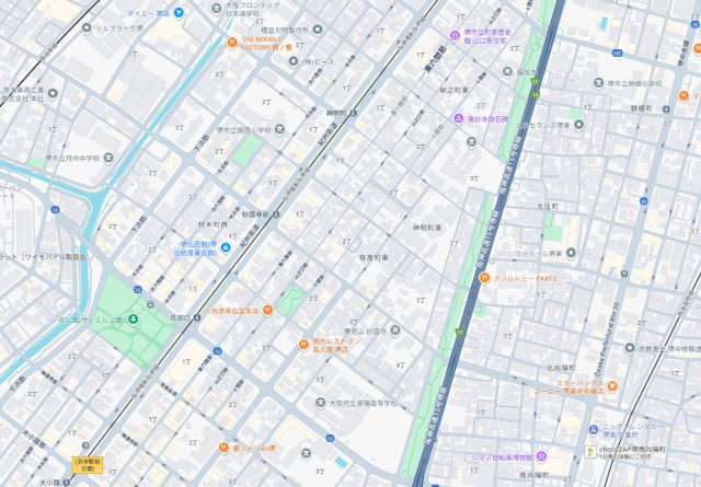 堺市堺区宿屋町東　新築一戸建ての地図