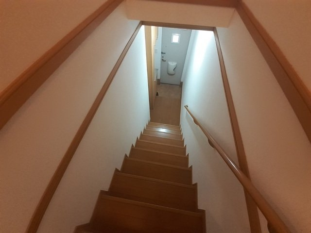 カーサ　はぴねすＢの玄関