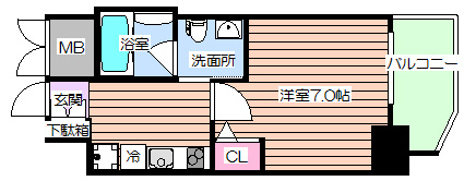 【間取り】 | セレニテ梅田北