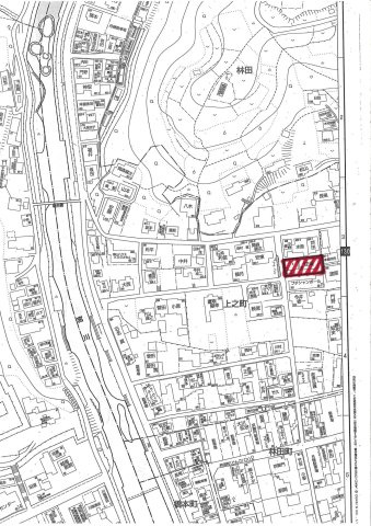 上之町　中古住宅3棟の地図