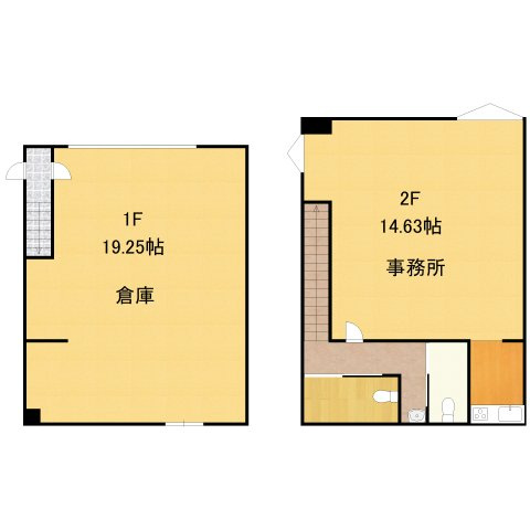 フレクシィオフィス寺横の間取り