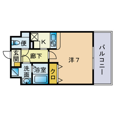 グラシオッソグランデ空港東の間取り