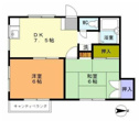 【間取り】 | ファミリーにおすすめ！2DK！