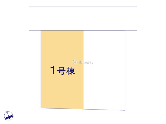 ひたちなか市平磯遠原町第1　新築戸建　1号棟の区画図